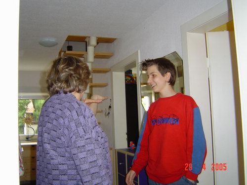 Matzi mit Renate lachen da miteinander, wor�ber wohl?