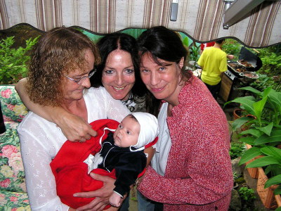 Sonja, Rosi, Alexa und Yannick