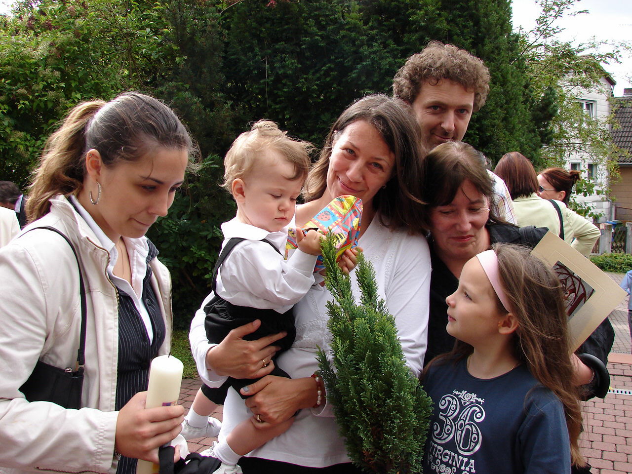 Vor meiner Taufkirche