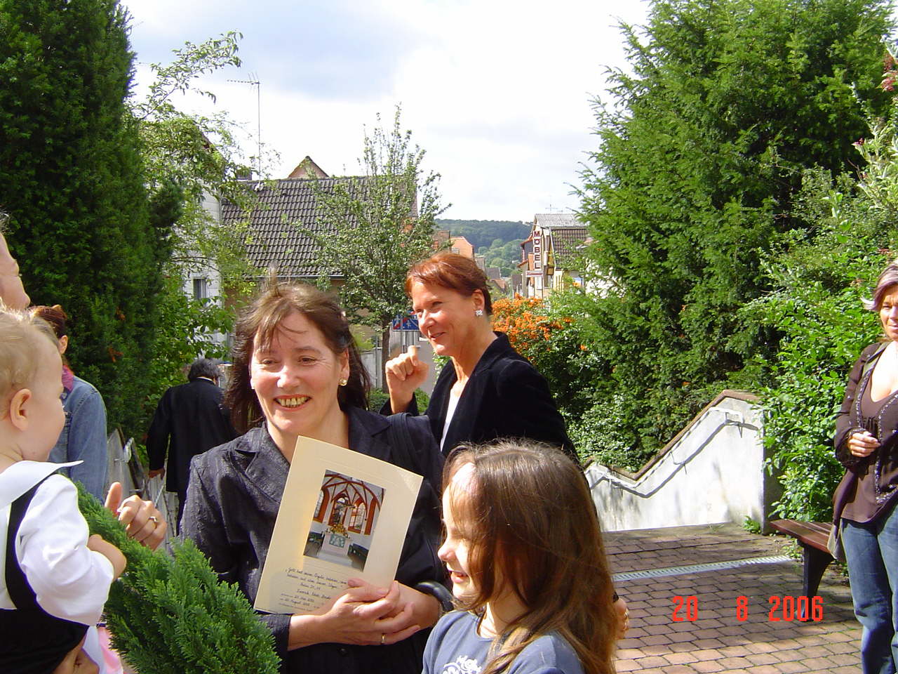 claudia und meine Vermieterin Frau Kr�mer