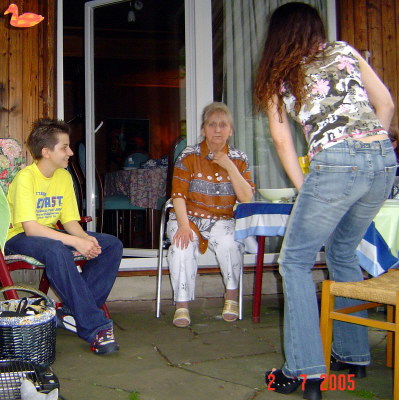 Matthias, Mamutschka und Rosi